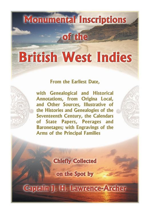 Produktbild: Monumental Inscriptions of the British West Indies