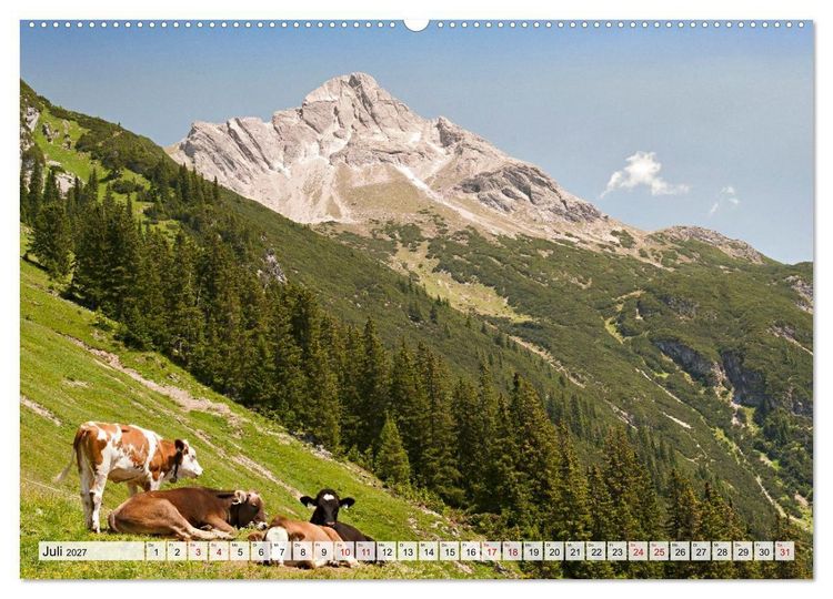 Produktbild: Allg&auml;uer Alpen 2027 (Wandkalender 2027 DIN A2 quer), CALVENDO Monatskalender