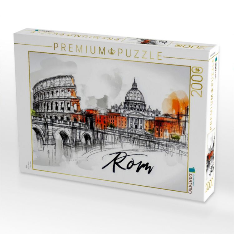 Produktbild: CALVENDO Puzzle Rom | 2000 Teile Lege-Gr&ouml;&szlig;e 90x67cm Foto-Puzzle f&uuml;r gl&uuml;ckliche Stunden