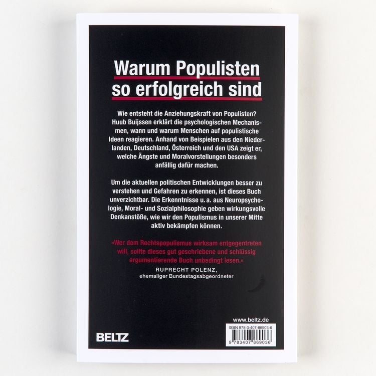 Produktbild: Die Psychologie des Populismus