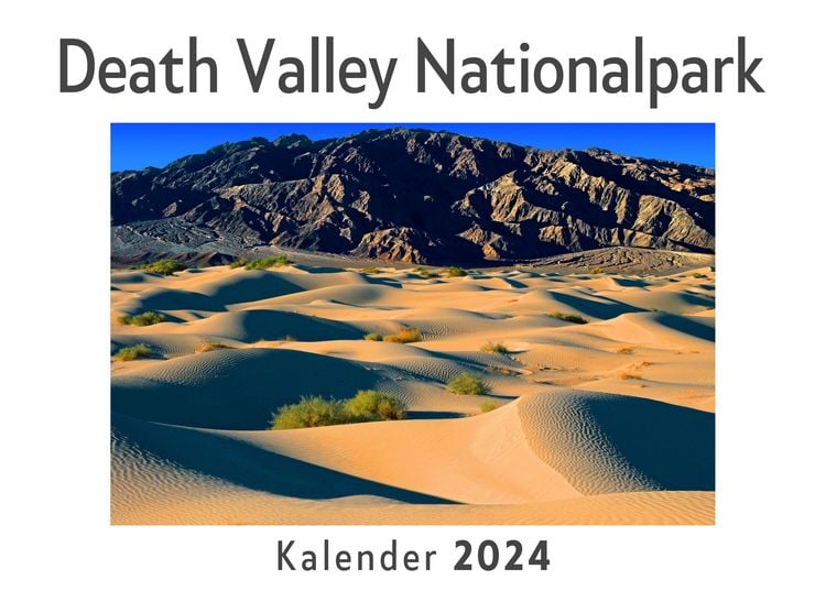 Produktbild: Death Valley Nationalpark (Wandkalender 2024, Kalender DIN A4 quer, Monatskalender im Querformat mit Kalendarium, Das perfekte Geschenk)