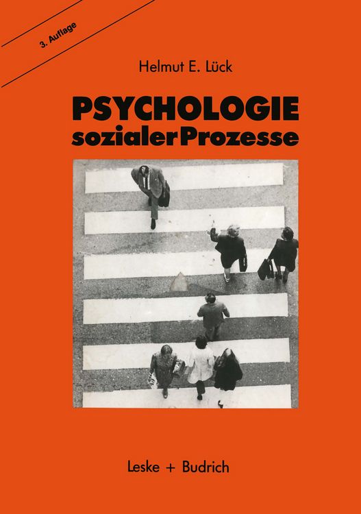 Produktbild: Psychologie sozialer Prozesse