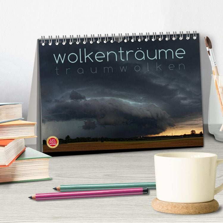 Produktbild: Wolkentr&auml;ume - Traumwolken (Tischkalender 2026 DIN A5 quer), CALVENDO Monatskalender