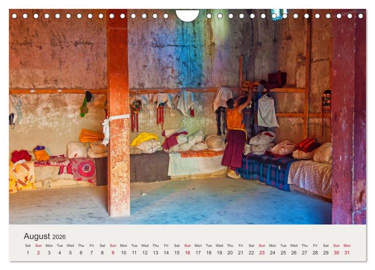 Produktbild: Buddhist Impressions of Ladakh (Wall Calendar 2026 DIN A4 landscape), CALVENDO 12 Month Wall Calendar
