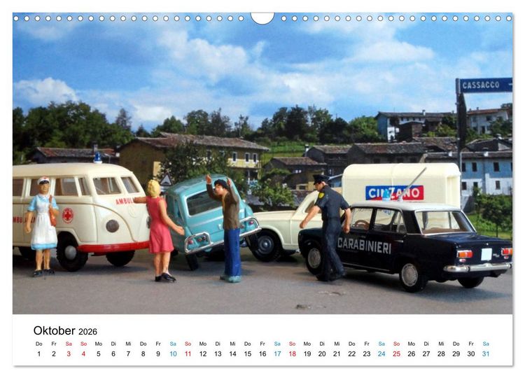 Produktbild: Polizeimodelle im Einsatz (Wandkalender 2026 DIN A3 quer), CALVENDO Monatskalender