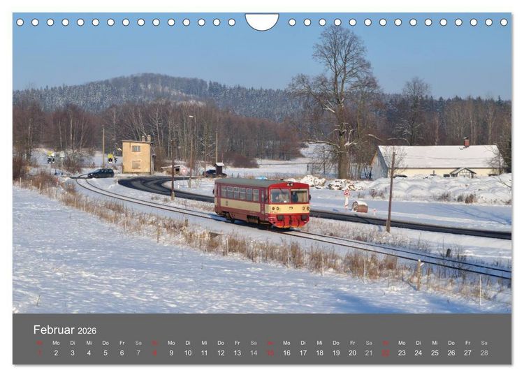 Produktbild: Eisenbahn Kalender 2026 - Oberlausitz und Nachbarl&auml;nder (Wandkalender 2026 DIN A4 quer), CALVENDO Monatskalender
