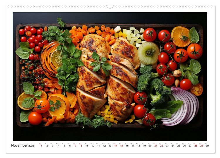Produktbild: Ordentlich Ketogen (Wandkalender 2026 DIN A2 quer), CALVENDO Monatskalender