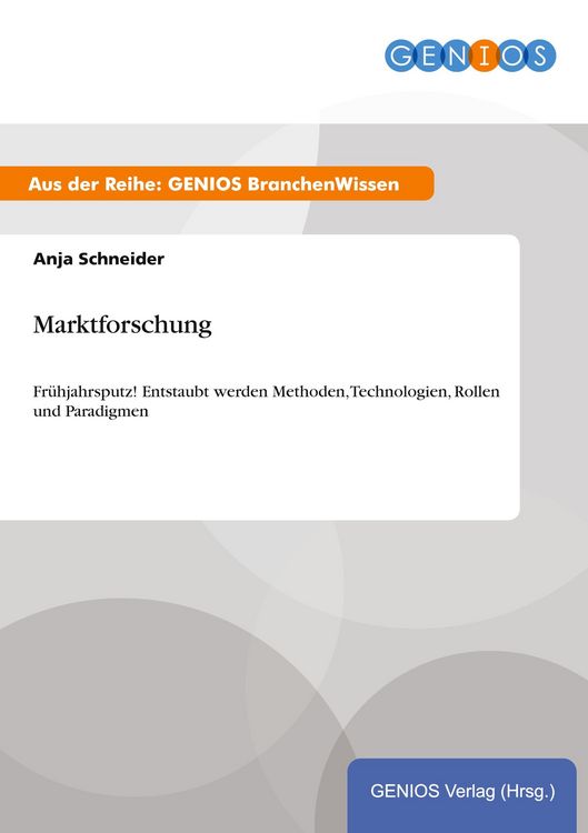 Produktbild: Marktforschung