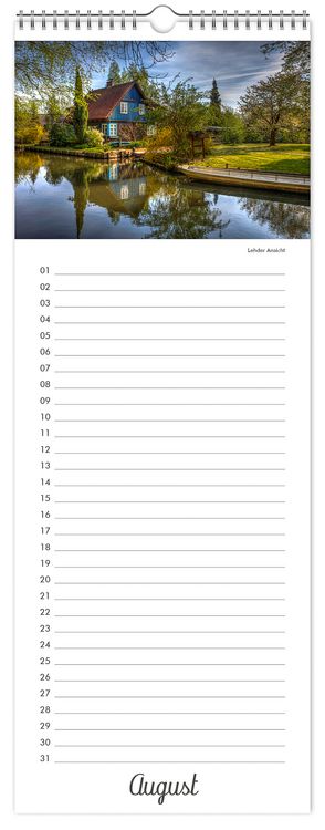 Produktbild: Kalender Geburtstagskalender Spreewald