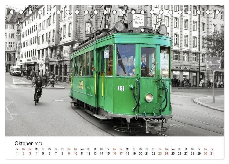 Produktbild: TRAM CLASSICS - Stra&szlig;enbahn Nostalgie (Tischkalender 2027 DIN A5 quer), CALVENDO Monatskalender