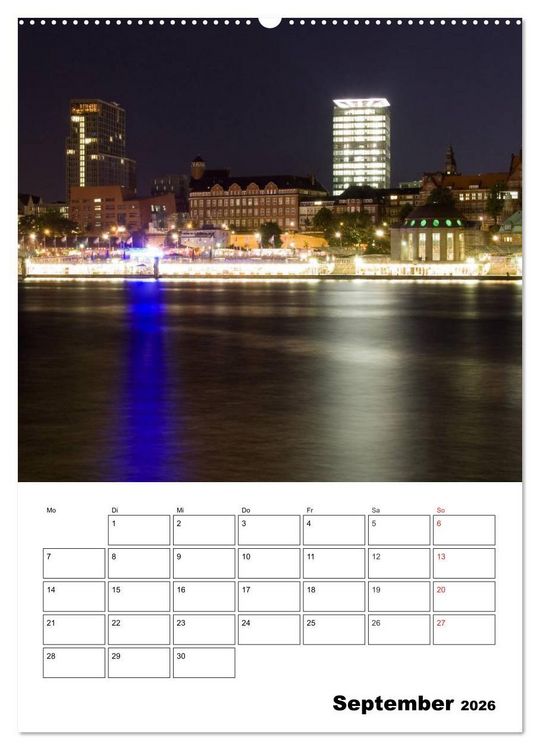 Produktbild: Sch&ouml;nes Hamburg (hochwertiger Premium Wandkalender 2026 DIN A2 hoch), Kunstdruck in Hochglanz