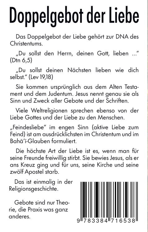 Produktbild: Liebe deinen Gott