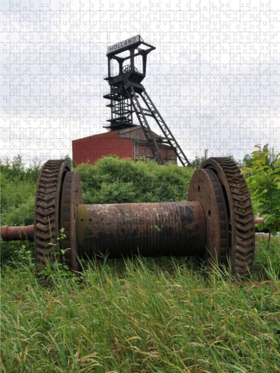 Produktbild: CALVENDO Puzzle Zeche Holland 3-4-6 Bochum | 1000 Teile Lege-Gr&ouml;&szlig;e 64x48cm Foto-Puzzle f&uuml;r gl&uuml;ckliche Stunden