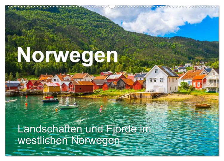 Produktbild: Norwegen - Landschaften und Fjorde im westlichen Norwegen (Wandkalender 2026 DIN A2 quer), CALVENDO Monatskalender