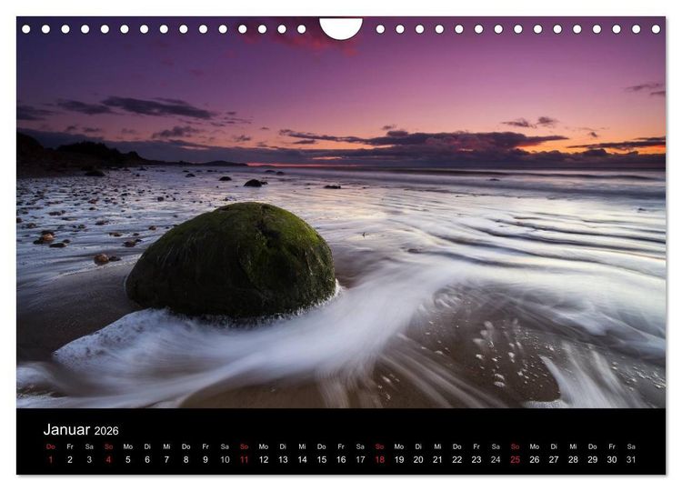 Produktbild: South Island - Neuseelands S&uuml;dinsel (Wandkalender 2026 DIN A4 quer), CALVENDO Monatskalender