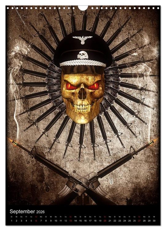 Produktbild: S.O.D. - Skulls Of Death Vol. I - Totenkopf Artworks (Wandkalender 2026 DIN A3 hoch), CALVENDO Monatskalender