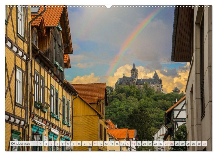 Produktbild: Wernigerode Impressionen (Wandkalender 2026 DIN A2 quer), CALVENDO Monatskalender