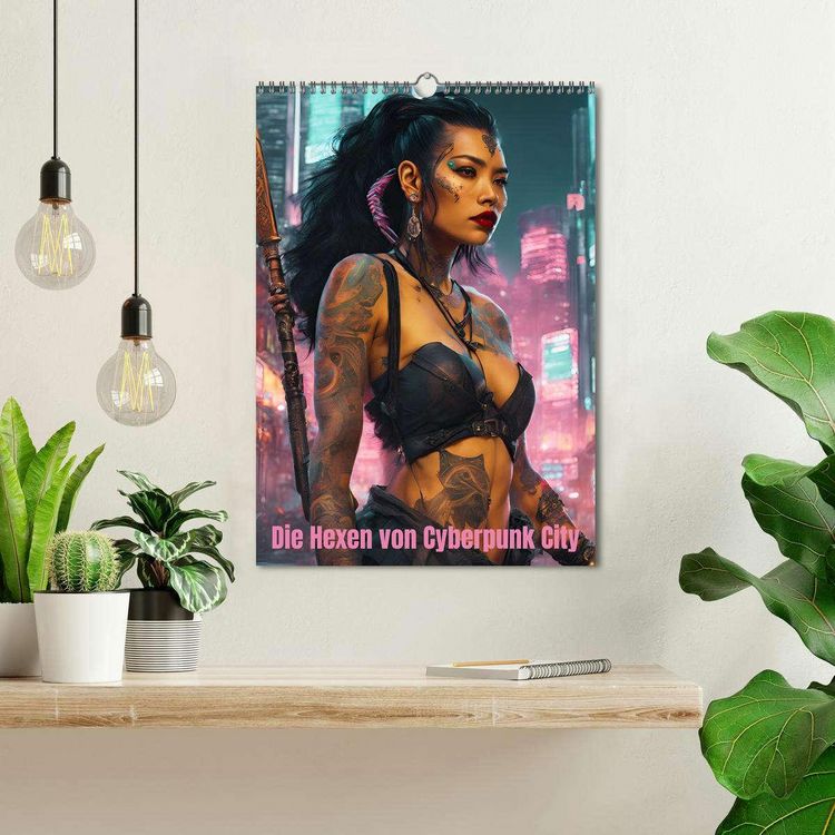 Produktbild: Die Hexen von Cyberpunk City (Wandkalender 2026 DIN A3 hoch), CALVENDO Monatskalender
