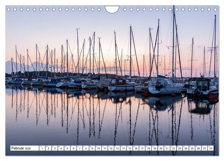 Produktbild: Flensburger F&ouml;rde: Eine Reise durch Deutschlands hohen Norden (Wandkalender 2026 DIN A4 quer), CALVENDO Monatskalender