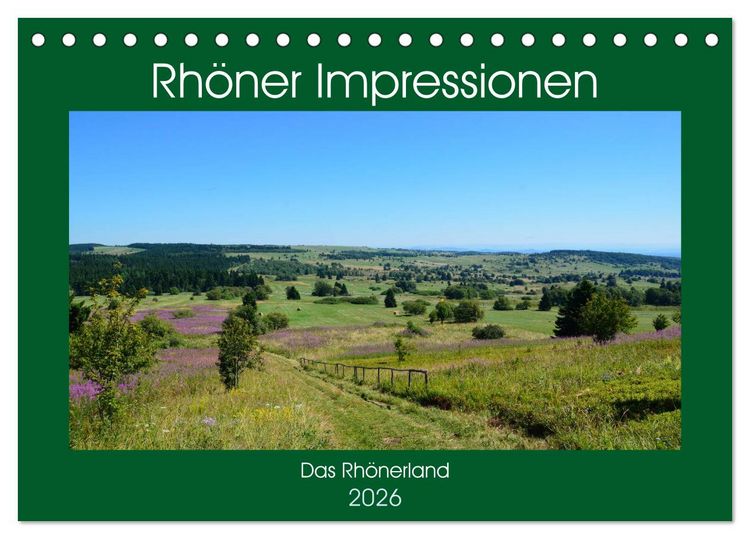 Produktbild: Rh&ouml;ner Impressionen (Tischkalender 2026 DIN A5 quer), CALVENDO Monatskalender
