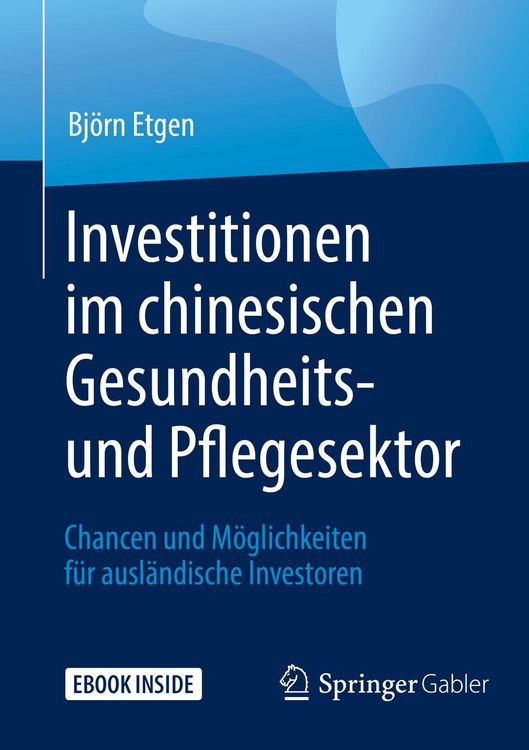 Produktbild: Investitionen im chinesischen Gesundheits- und Pflegesektor