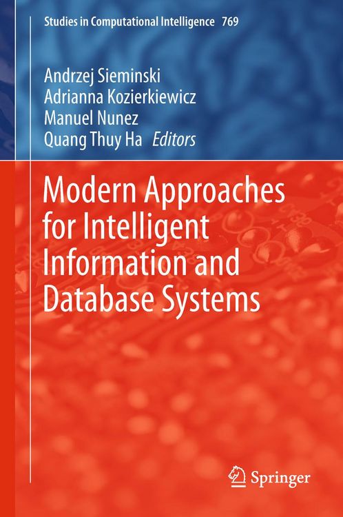 Produktbild: Modern Approaches for Intelligent Information and Database Systems