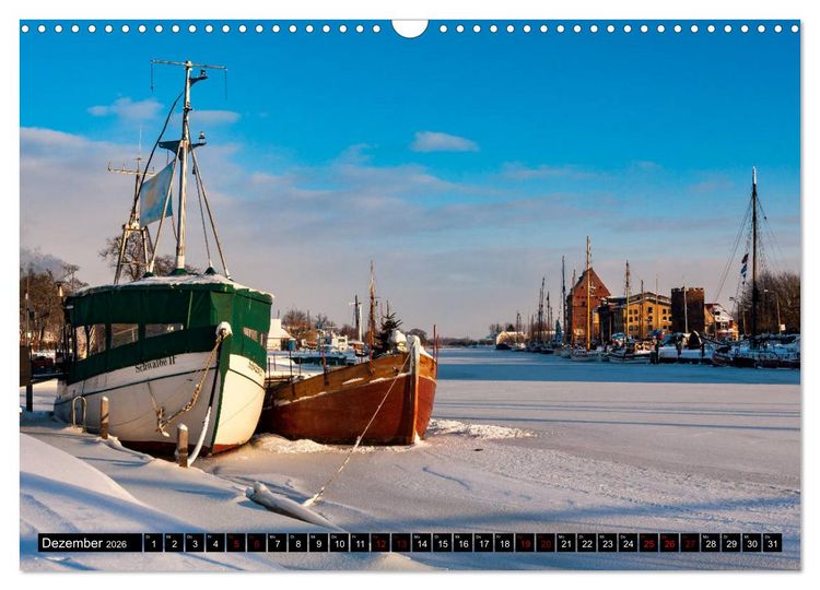 Produktbild: Hansestadt Greifswald (Wandkalender 2026 DIN A3 quer), CALVENDO Monatskalender