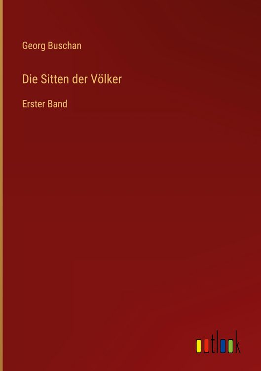 Produktbild: Die Sitten der V&ouml;lker