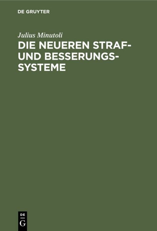 Produktbild: Die neueren Straf- und Besserungs-Systeme