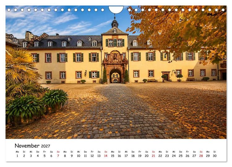 Produktbild: Bad Homburg Schlossblick (Wandkalender 2027 DIN A4 quer), CALVENDO Monatskalender