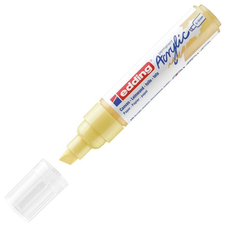 Produktbild: edding Acrylmarker 5000 pastell gelb 5-10mm