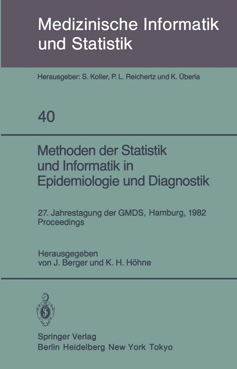 Produktbild: Methoden der Statistik und Informatik in Epidemiologie und Diagnostik