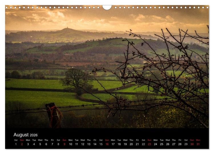 Produktbild: Glastonbury Tor (Wall Calendar 2026 DIN A3 landscape), CALVENDO 12 Month Wall Calendar