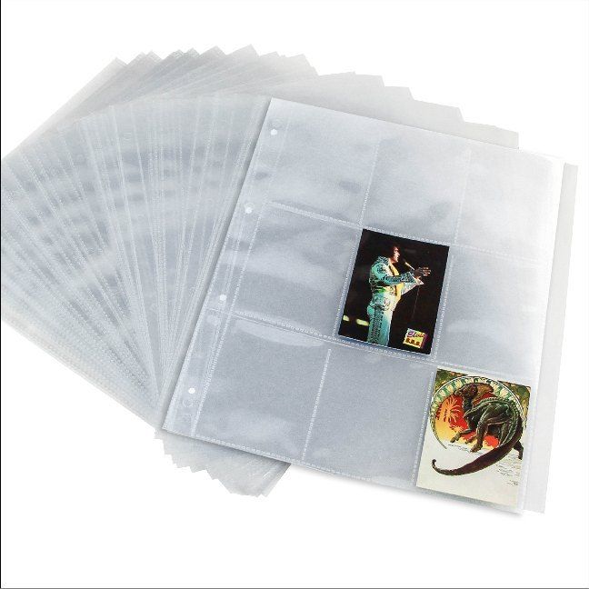 Produktbild: Trading Cards- Einsteckbl&auml;tter PP, transparent