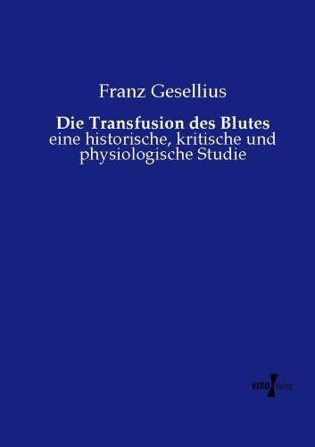 Produktbild: Die Transfusion des Blutes