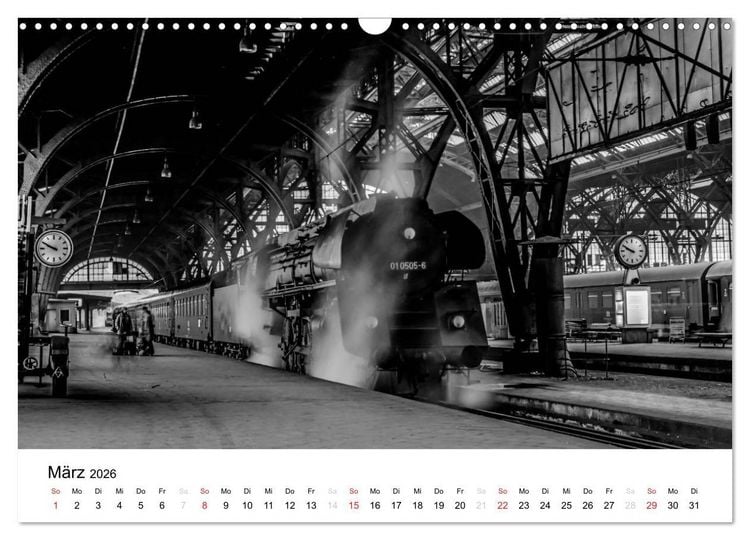 Produktbild: Dampfloks in der DDR (Wandkalender 2026 DIN A3 quer), CALVENDO Monatskalender