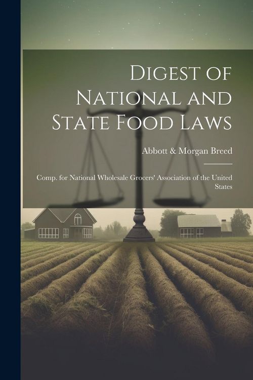 Produktbild: Digest of National and State Food Laws: Comp. for National Wholesale Grocers' Association of the United States
