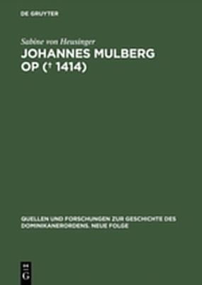 Produktbild: Johannes Mulberg OP ( gest. 1414)