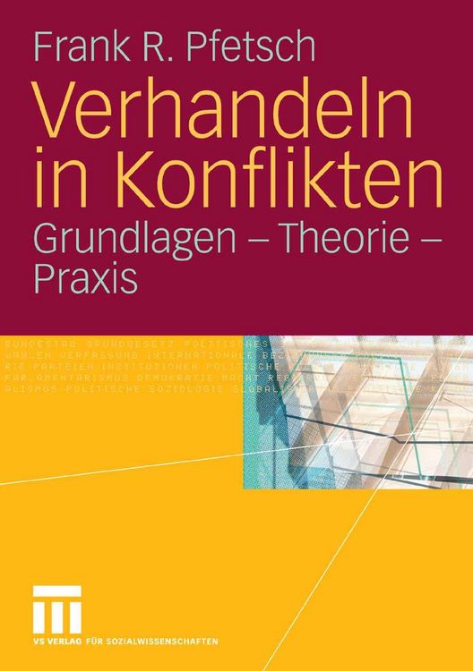 Produktbild: Verhandeln in Konflikten
