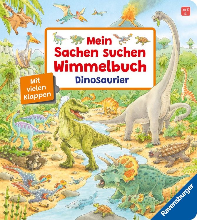 Produktbild: Mein Sachen suchen Wimmelbuch: Dinosaurier