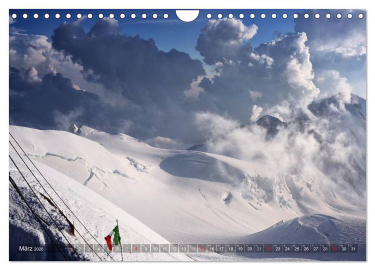 Produktbild: Monte Rosa (Wandkalender 2026 DIN A4 quer), CALVENDO Monatskalender