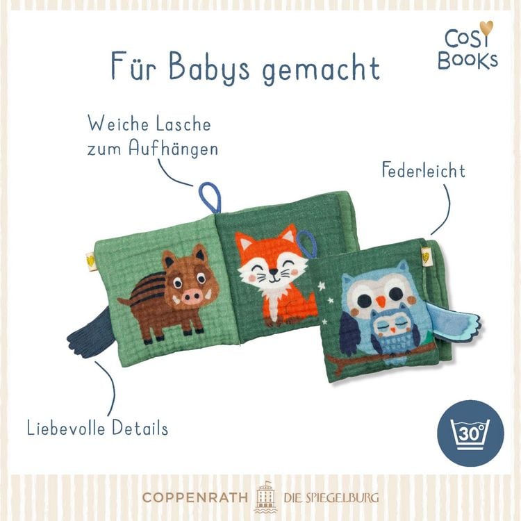Produktbild: CosyBooks: Babys Laschenbuch Wald