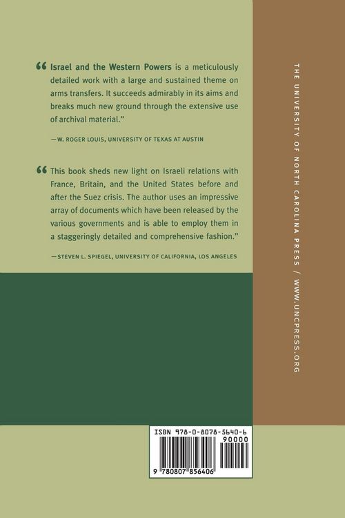 Produktbild: Israel and the Western Powers, 1952-1960