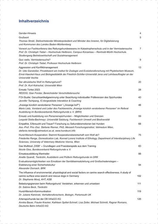 Produktbild: 4. Fachkonferenz des Rettungshundewesens im Katastrophenschutz und in der Vermisstensuche 2024