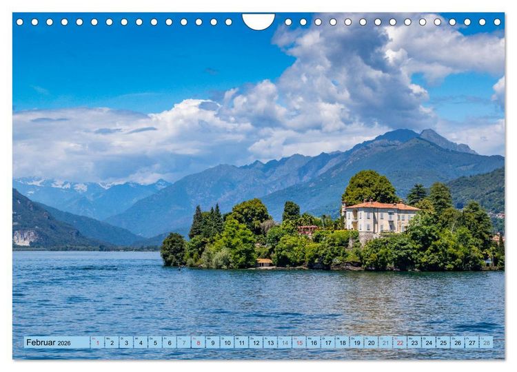 Produktbild: Italiens romantische Seen (Wandkalender 2026 DIN A4 quer), CALVENDO Monatskalender