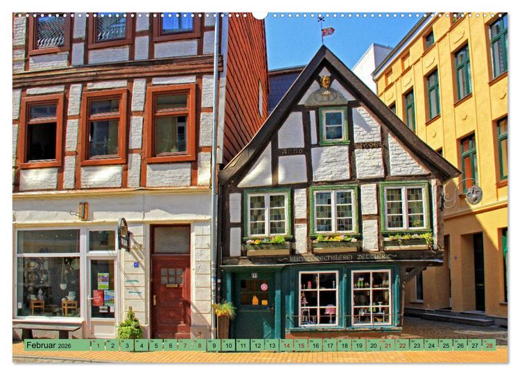 Produktbild: Residenzstadt Schwerin - Impressionen aus Mecklenburg-Vorpommern (Wandkalender 2026 DIN A2 quer), CALVENDO Monatskalender