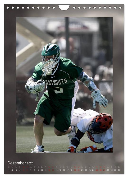 Produktbild: Teamsport - LACROSSE (Wandkalender 2026 DIN A4 hoch), CALVENDO Monatskalender