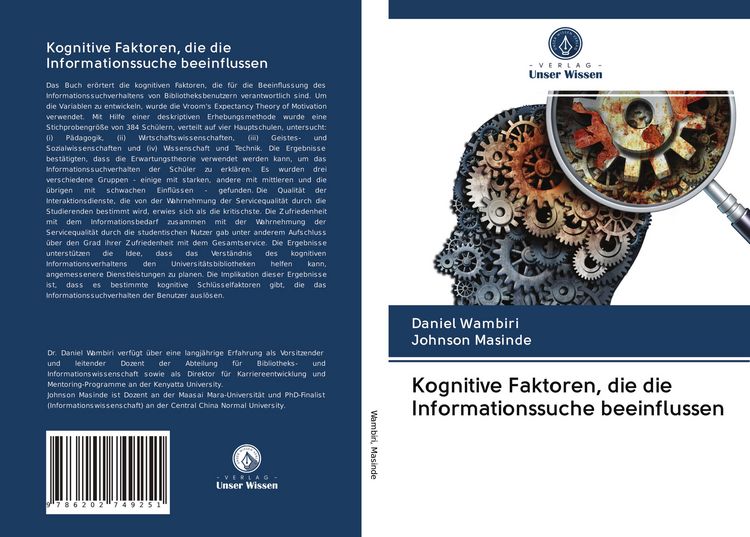 Produktbild: Kognitive Faktoren, die die Informationssuche beeinflussen