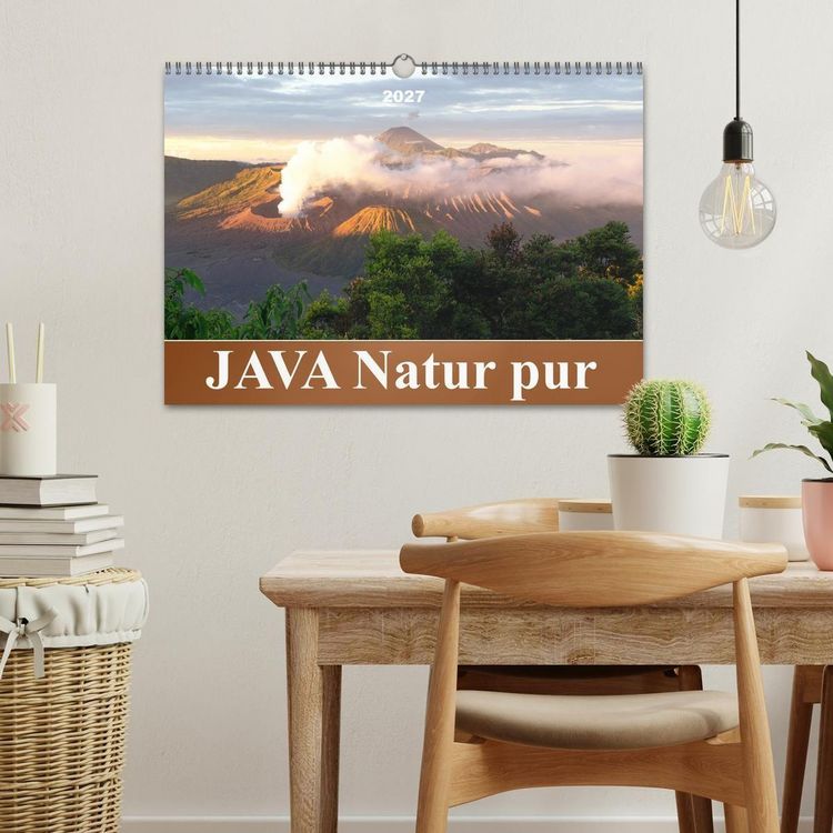 Produktbild: JAVA Natur pur (Wandkalender 2027 DIN A3 quer), CALVENDO Monatskalender