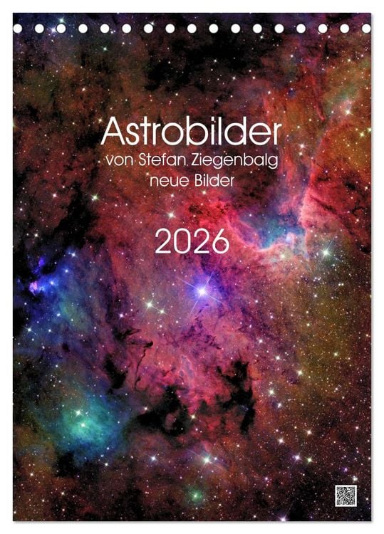 Produktbild: Astrobilder von Stefan Ziegenbalg (Tischkalender 2026 DIN A5 hoch), CALVENDO Monatskalender